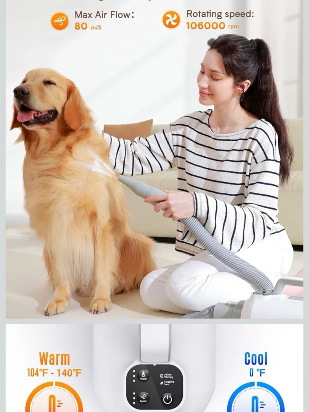 Pet Grooming Dryer & Vacuum